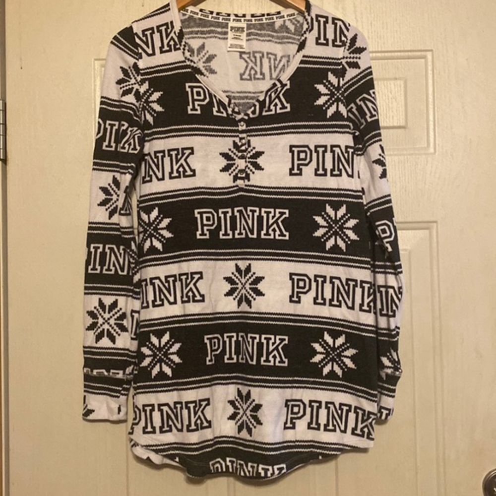 Pink Victoria’s Secret Thermal Night Gown